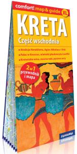 Okładka książki Kreta Część wschodnia laminowany map&guide (2w1: przewodnik i mapa)