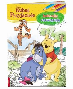 Okładka książki KUBUŚ I PRZYJACIELE Koloruję, rozwiązuję