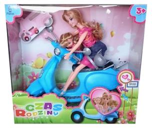 Opakowanie Lalka na skuterze