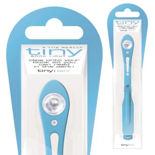 Okładka książki Lampka do książki błękitna