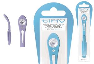 Okładka książki Lampka do książki liliowa