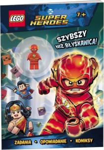 Okładka książki LEGO DC Comics Szybszy niż błyskawica!