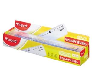 Opakowanie Linijka Essentials 20cm dsp MAPED