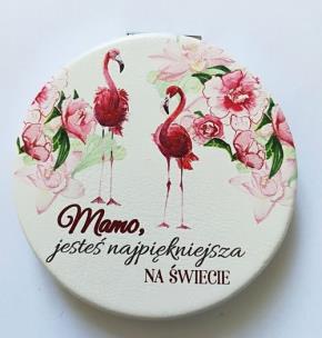 Opakowanie Lusterko składane, Mamo, jesteś najpiękniejsza na świecie!, Flaming