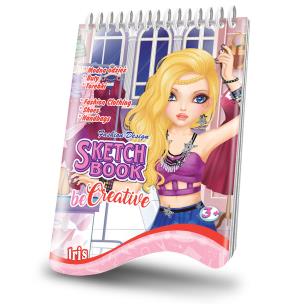 Okładka książki Malowanka kreatywna modna odzież, buty, torebki. Iris