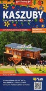 Okładka książki Mapa atrakcji tur. - Kaszuby 1:130 000