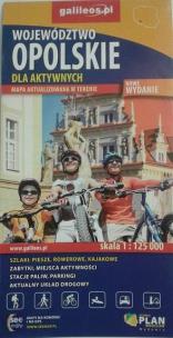 Okładka książki Mapa dla aktywnych -Województwo Opolskie 1:125 000