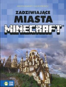 Okładka książki Minecraft. Zadzwiające miasta Minecraft