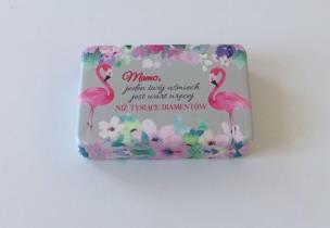 Opakowanie Mini szkatułka na biżuterię, Mamo, jeden Twój uśmiech jest wart więcej niż tysiące diamentów, Flamin