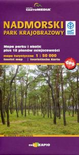 Opakowanie Nadmorski Park Krajobrazowy mapa turystyczna 1:50 000