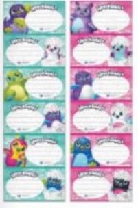 Opakowanie Naklejki na zeszyt Hatchimals (25szt)