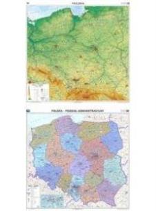 Opakowanie N.MAPA SCI.POLSKA OGOLNOGEOGRAFICZNA/PODZIAL ADMINISTRACYJNY
