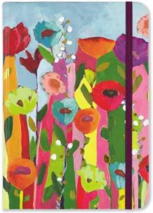 Opakowanie Notatnik Mini Błyszczące Kwiaty