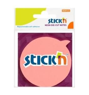 Opakowanie Notes samoprzylepny koło różowy 76x76mm