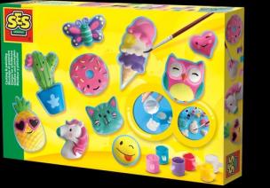 Odlewy gipsowe wesołe figurki. Wydawca: SES Creative. Multiszop.pl Opakowanie Odlewy gipsowe wesołe figurki