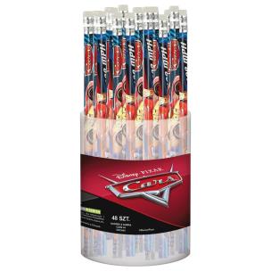 Opakowanie Ołówek z gumką Cars 44 48 sztuk display