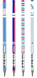 Opakowanie Ołówki trójkątne HB 72 sztuki mix Marine