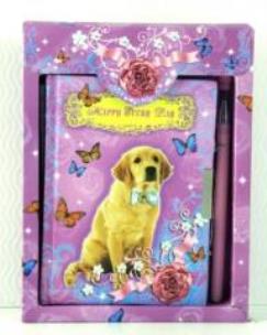 Opakowanie Pamietnik zamykany z długopisem STK Pies PBH