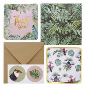 Opakowanie Papeteria z naklejkami Thank you