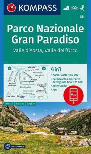 Okładka książki Parco Nazionale Gran Paradiso KV WK 86 Kompass