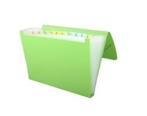 Opakowanie Penmate aktówka A4 PP-104 z 13 przegródkami zielona