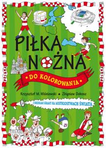 Okładka książki Piłka nożna do kolorowania