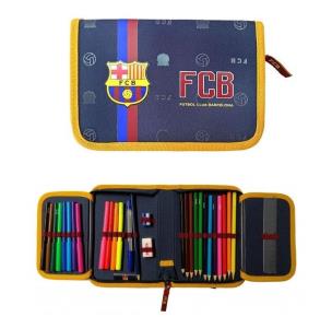 Okładka książki Piórnik 2-klapkowy z wyposażeniem Barcelona