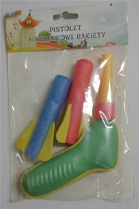Opakowanie Pistolet na piankowe rakiety