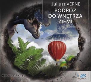 Okładka książki Podróż do wnętrza ziemi. Audiobook QES
