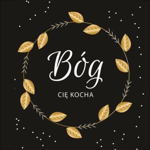 Opakowanie Podstawka korkowa - Bóg Cię kocha