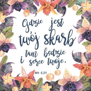 Opakowanie Podstawka korkowa - Gdzie jest skarb twój