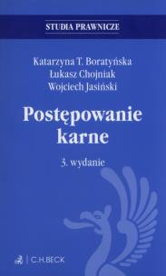 Okładka książki Postępowanie karne