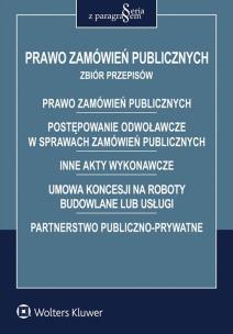 Okładka książki Prawo zamówień publicznych Zbiór przepisów