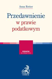 Okładka książki Przedawnienie w prawie podatkowym