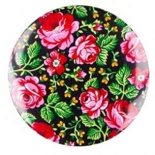 Opakowanie Przypinka duża - góralska czarna 58 mm FOLKSTAR