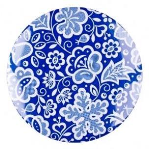 Opakowanie Przypinka duża - kujawska niebieska 58 mm FOLKSTAR