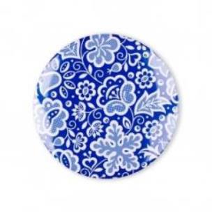 Opakowanie Przypinka mała - kujawska niebieska 37 mm FOLKSTAR