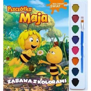 Okładka książki Pszczółka Maja. Malowany świat. Zabawa z kolorami