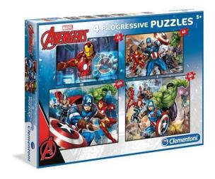 Opakowanie Puzzle Avengers 20+60+100+180