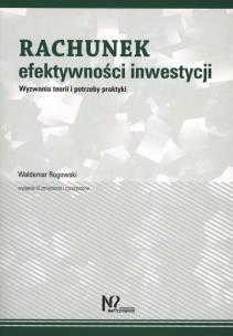 Okładka książki Rachunek efektywności inwestycji