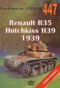 Okładka książki Renault R35 Hotchkiss H39 1939 CLXXXVII 447