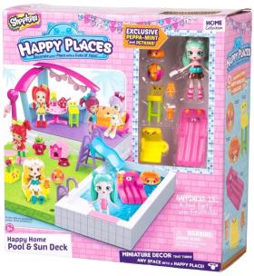 Shopkins HappyPlaces S2 zestaw basen z tarasem. Wydawca: Moose Enterprise. Multiszop.pl Opakowanie Shopkins HappyPlaces S2 zestaw basen z tarasem
