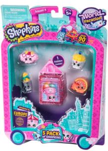 Opakowanie Shopkins S8 Wakacje 5-pak