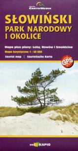 Opakowanie Słowiński Park Narodowy mapa turystyczna 1:50 000