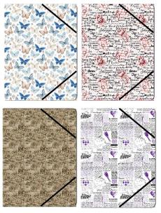 Opakowanie Teczka kopertowa A5 Dekor mix wzorów