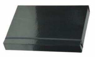 Opakowanie Teczka z gumką A4 Lux czarna pastelowa TTTT7423