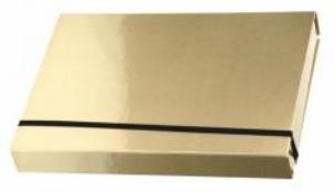 Opakowanie Teczka z gumką A4 Lux złota PENMATE