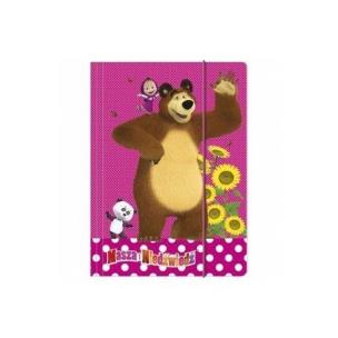 Opakowanie Teczka z gumką A4 Masza i niedźwiedź