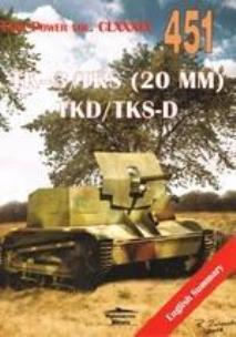 Okładka książki TK-3/TKS (20 MM) TKD/TKS-D Tank Power vol. 451