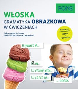 Okładka książki Włoska gramatyka obrazkowa w ćwiczeniach